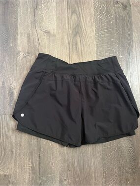 Apana Large Women's Black Athletic Running Shorts